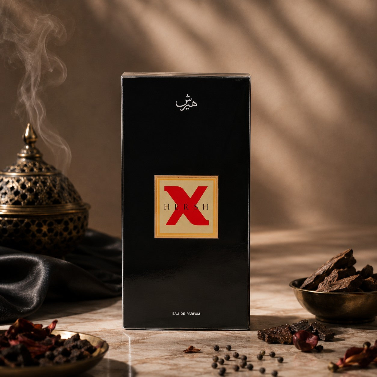 Soghaat Hersh X 100ml Eau de Parfum unisex fragrance with floral, woody, and spicy notes.