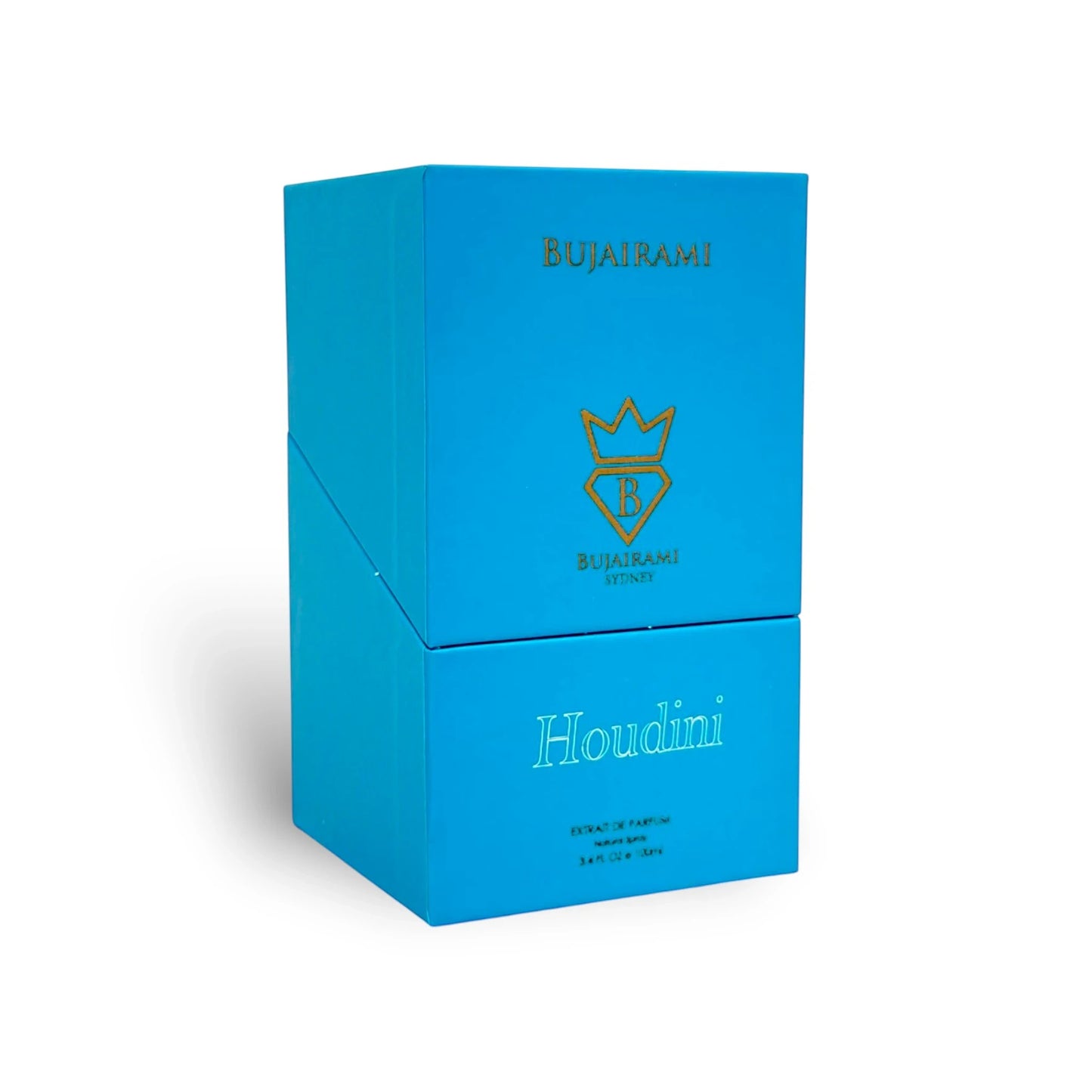 Soghaat Houdini 100ml Extrait de Parfum for men, a fresh oud woody fragrance with citrus notes.
