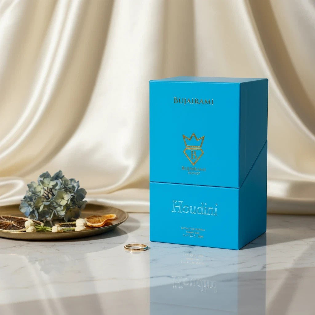 Soghaat Houdini 100ml Extrait de Parfum for men, fresh oud woody with citrus and musk notes.