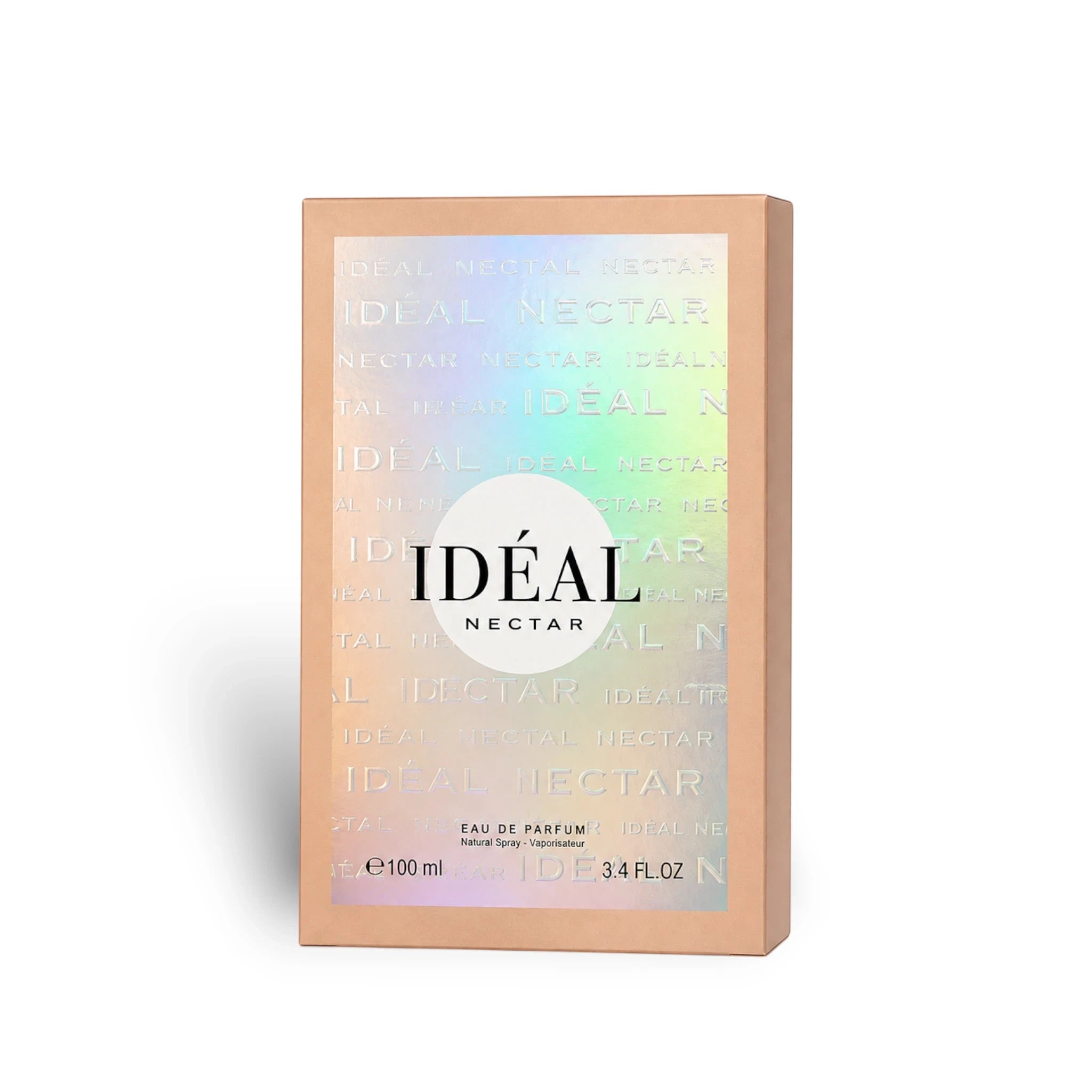 Soghaat Ideal Nectar 100ml Eau de Parfum for women, a sweet floral gourmand fragrance with rose, caramel, popcorn, and vanilla notes.