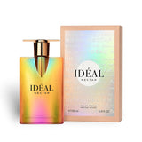 Soghaat Ideal Nectar 100ml Eau de Parfum for women, a sweet floral gourmand fragrance with a rainbow iridescent bottle and gold accents.