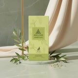 Soghaat Jean Lowe Verde Aura 100ml Eau de Parfum for Unisex, a citrus green aromatic fragrance with citron and fig notes.