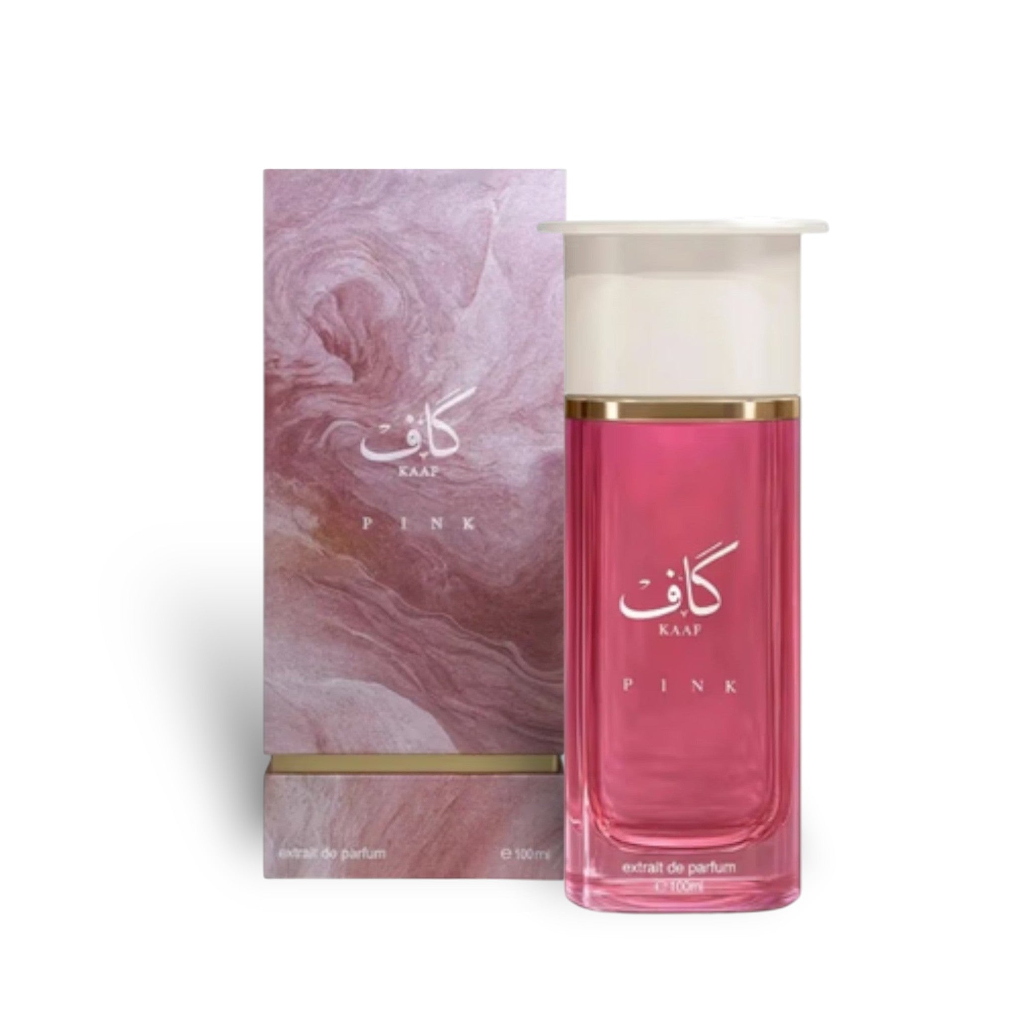 Soghaat Kaaf Pink Extrait de Parfum for men, a woody, fresh citrus, and floral fragrance with notes of Bergamot, Jasmine, and Musk.