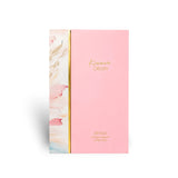 Soghaat Afnan Kiaana Crush 100ml Eau de Parfum in a pink box with gold lettering and a marble-patterned side panel.