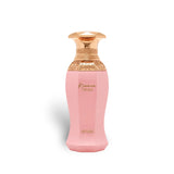 Soghaat Afnan Kiaana Crush Eau de Parfum in a pink bottle with an ornate gold cap, an amber oud woody women's scent.
