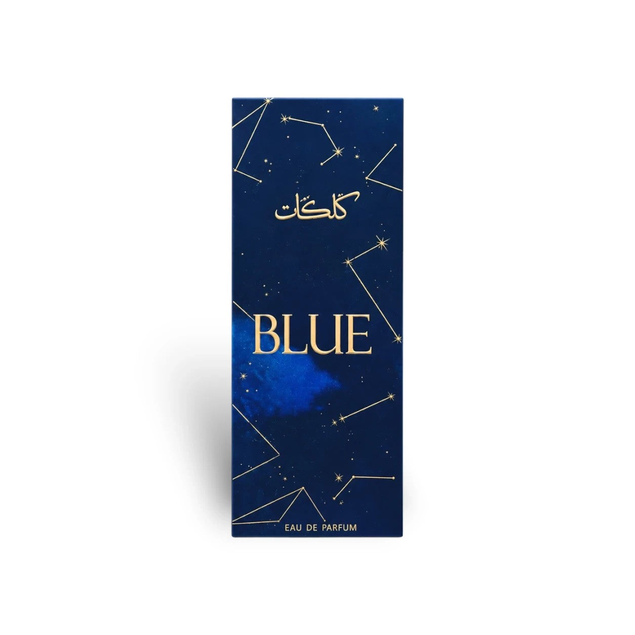 Soghaat Klikat Blue 200ml Eau de Parfum box with constellation design. Fresh citrus woody unisex fragrance.