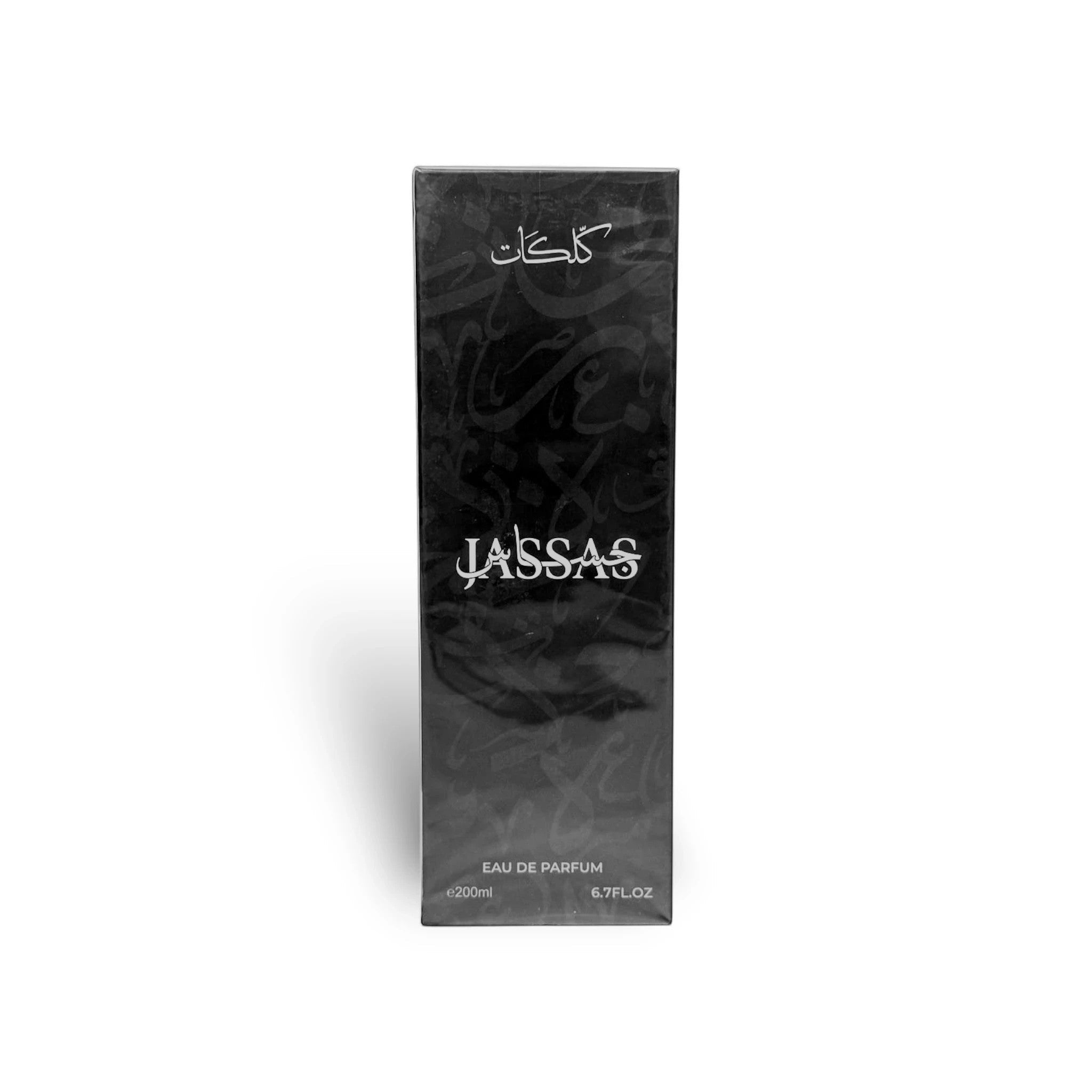 Soghaat Klikat Jassas 200ml Eau de Parfum for men, amber spicy woody fragrance with orange blossom, vanilla, and guaiac wood.