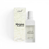 Soghaat Klikat Monaya 200ml Eau de Parfum for women, a fresh fruity floral scent with white peach and vanilla notes.