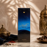 Soghaat Klikat Times 200ml Eau de Parfum box with Arabic script and crown logo, citrus floral amber scent.