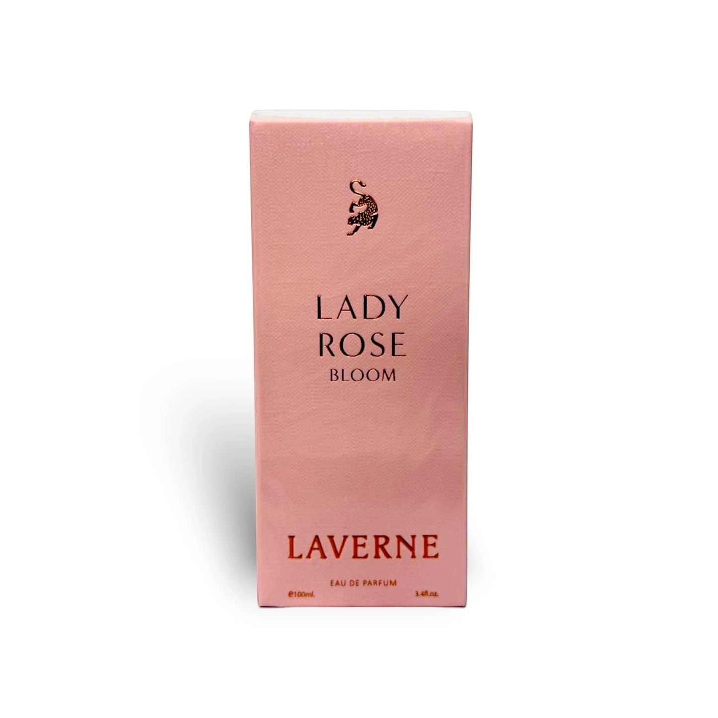 Soghaat Lady Rose Bloom 100ml Eau de Parfum for women, a rose amber floral fragrance with pink pepper, mandarin, saffron, rose, jasmine, amber, patchouli and musk.