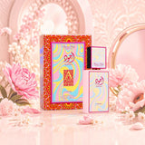 Soghaat Lattafa Ajwad Pink to Pink Creamy Elixir perfume bottle and box with floral accents and pink aesthetic