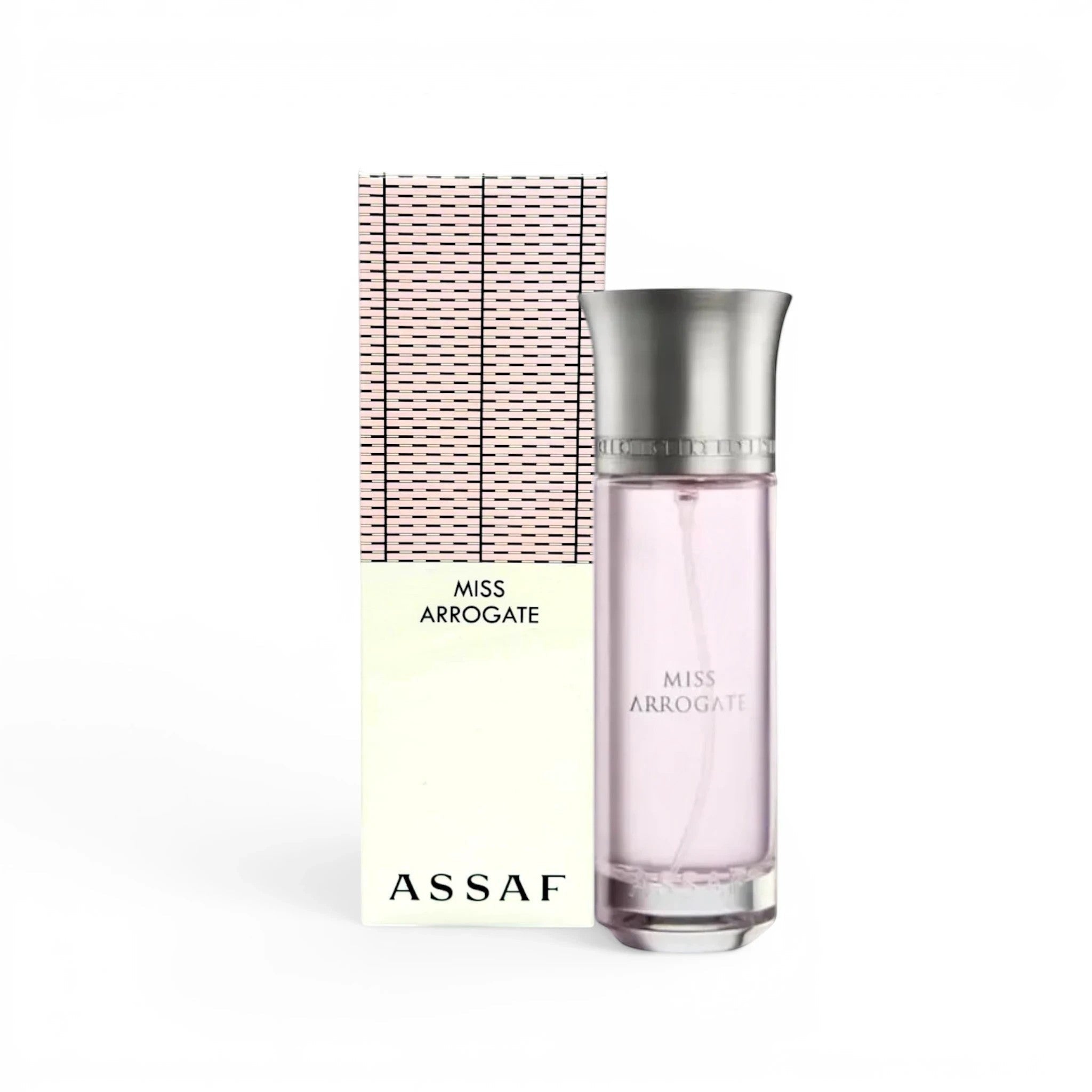 Soghaat Miss Arrogate 200ml Eau de Parfum for women, a fresh woody aromatic scent with notes of bergamot, rose, and patchouli.