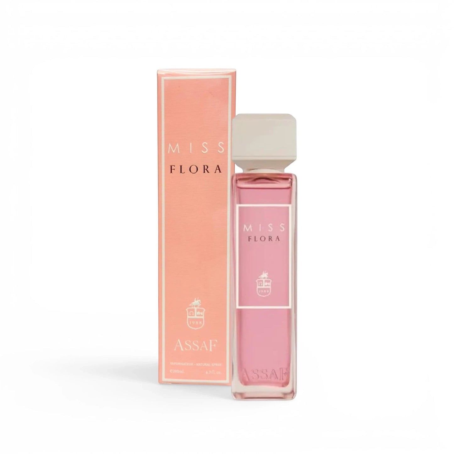 Soghaat Miss Flora 200ml Eau de Parfum for women, floral citrus woody fragrance with orange blossom, almond, jasmine, violet, apricot, sandalwood and musk.