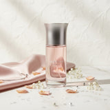 Soghaat Miss Gris Dance 150ml Eau de Parfum for women, a fruity floral woody fragrance with hazelnut, saffron, pear, jasmine, rose, sandalwood, incense and vanilla.