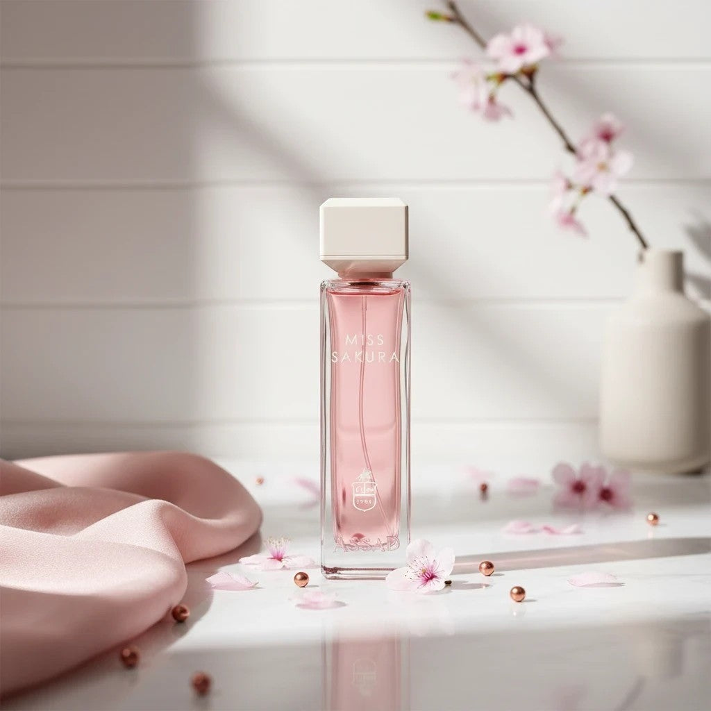 Soghaat Miss Sakura 200ml Eau de Parfum for women, floral musk with cherry blossom, jasmine, and musk notes.
