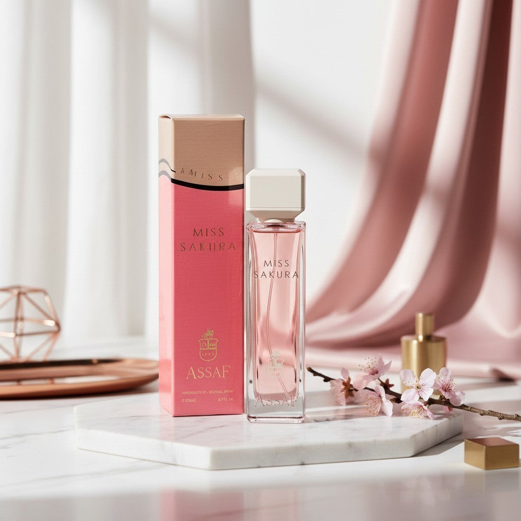 Soghaat Miss Sakura 200ml Eau de Parfum for women, floral musk with cherry blossom, jasmine, and musk notes.