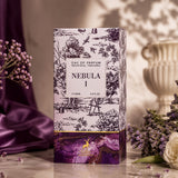 Soghaat Nebula I 100ml Eau de Parfum for unisex, a fresh floral gourmand with orange blossom, jasmine, and vanilla notes.
