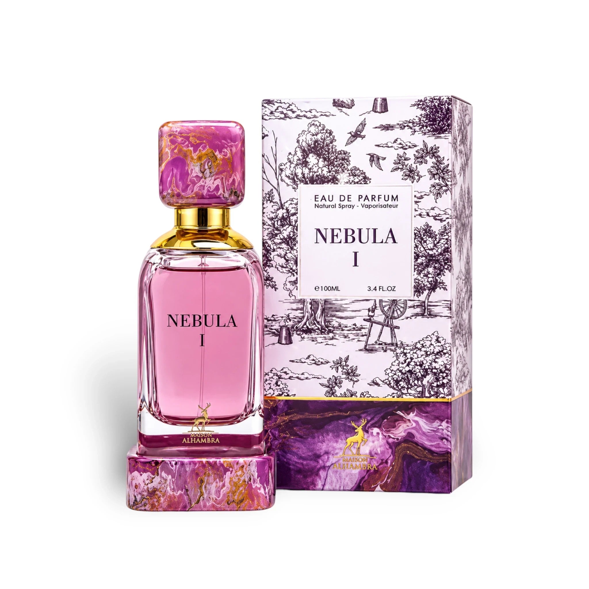 Soghaat Nebula I 100ml Eau de Parfum for Unisex, a fresh floral gourmand with orange blossom, jasmine, and vanilla notes.