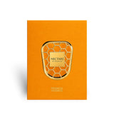 Soghaat Nectare Extradose Extrait de Parfum in a bright orange box with gold honeycomb detail.