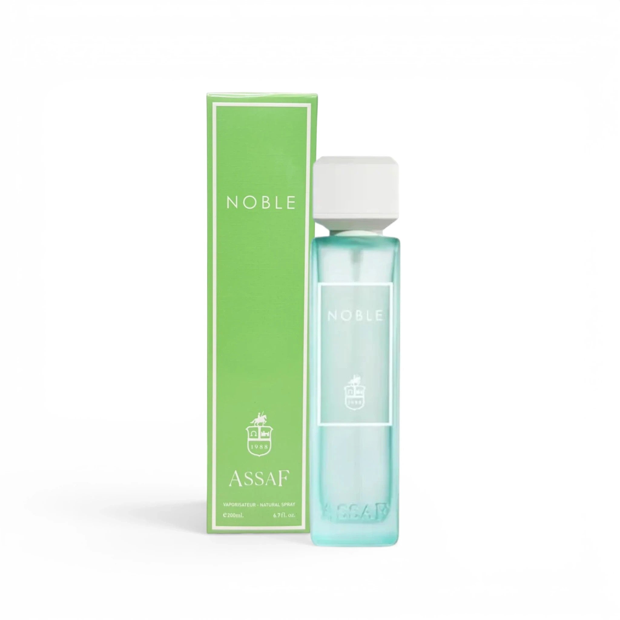 Soghaat Noble 200ml Eau de Parfum for unisex, soft floral sweet musk with iris, jasmine, white musk, and vanilla.