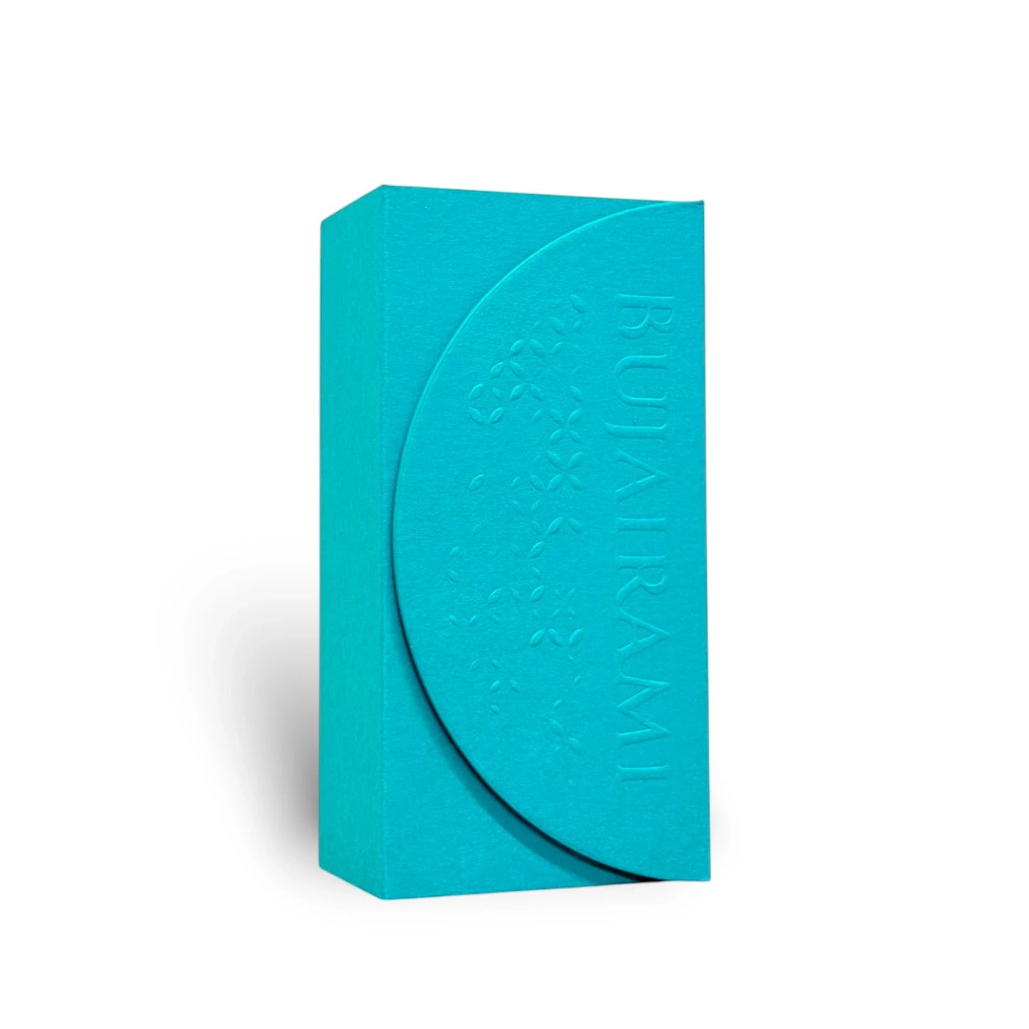 Soghaat Non Stop 100ml Extrait de Parfum for men, teal embossed box with circular flap.