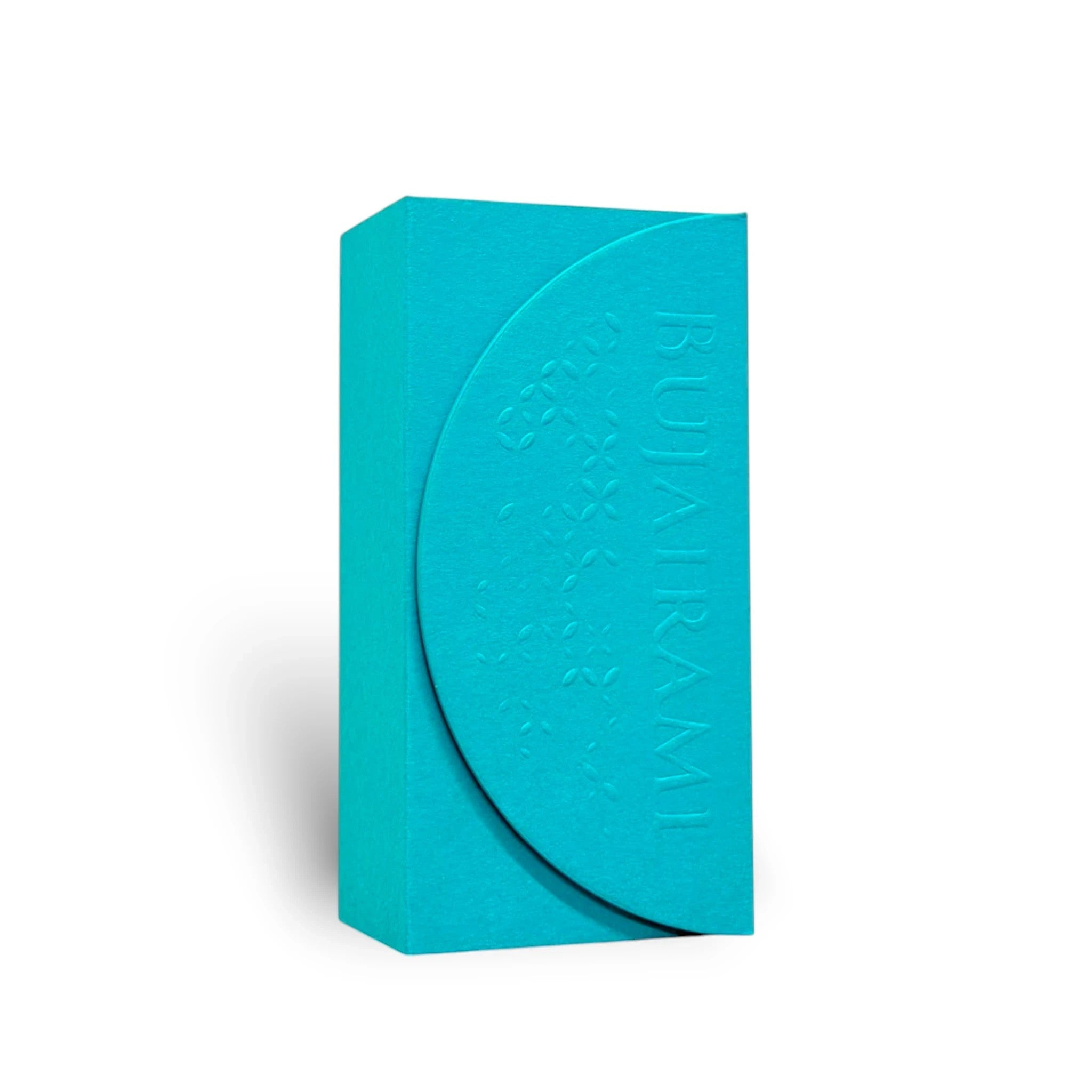 Soghaat Non Stop 100ml Extrait de Parfum for men, teal embossed box with circular flap.