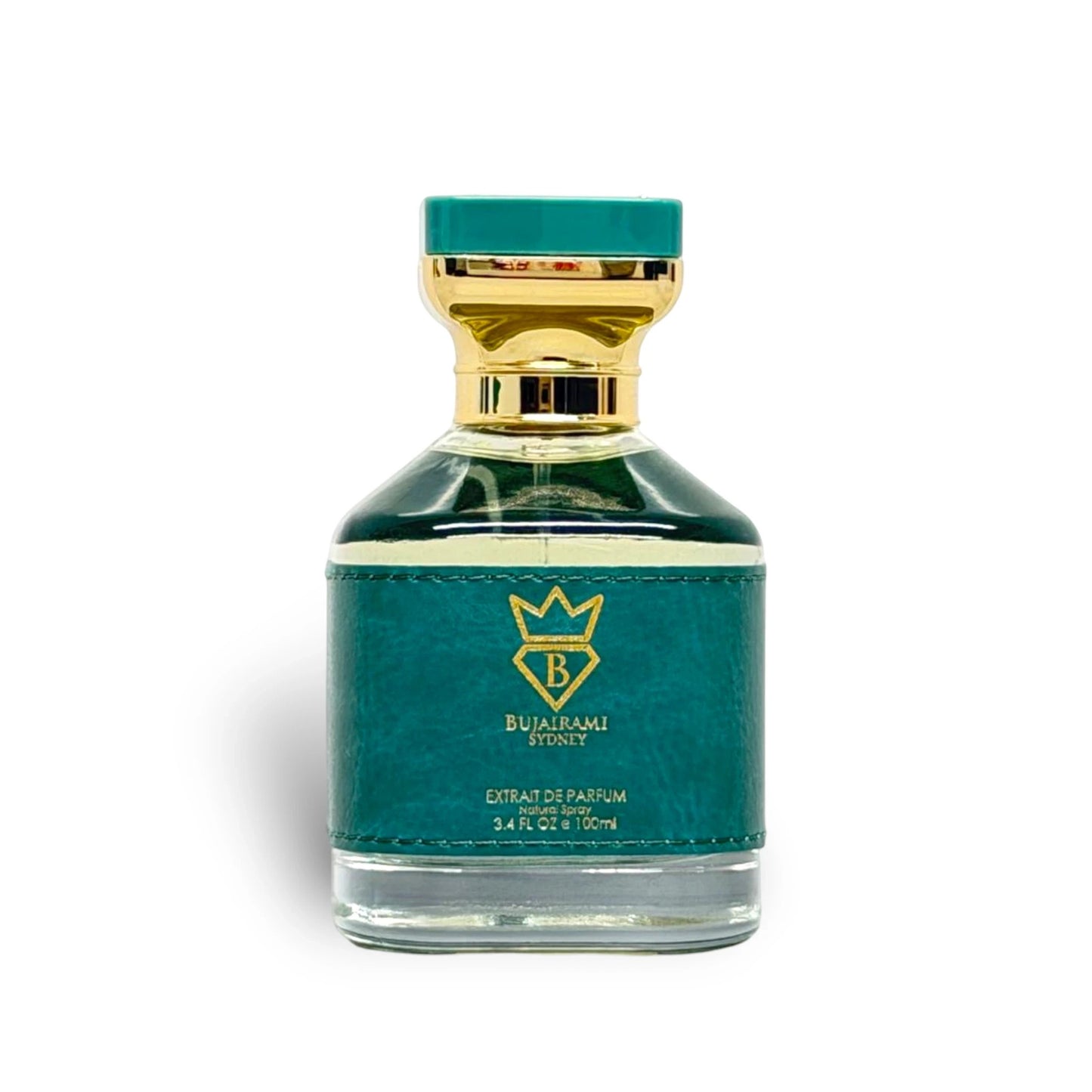 Soghaat Ocean Eyes 100ml Extrait de Parfum bottle with teal label and gold accents. Unisex fresh clean musk fragrance.