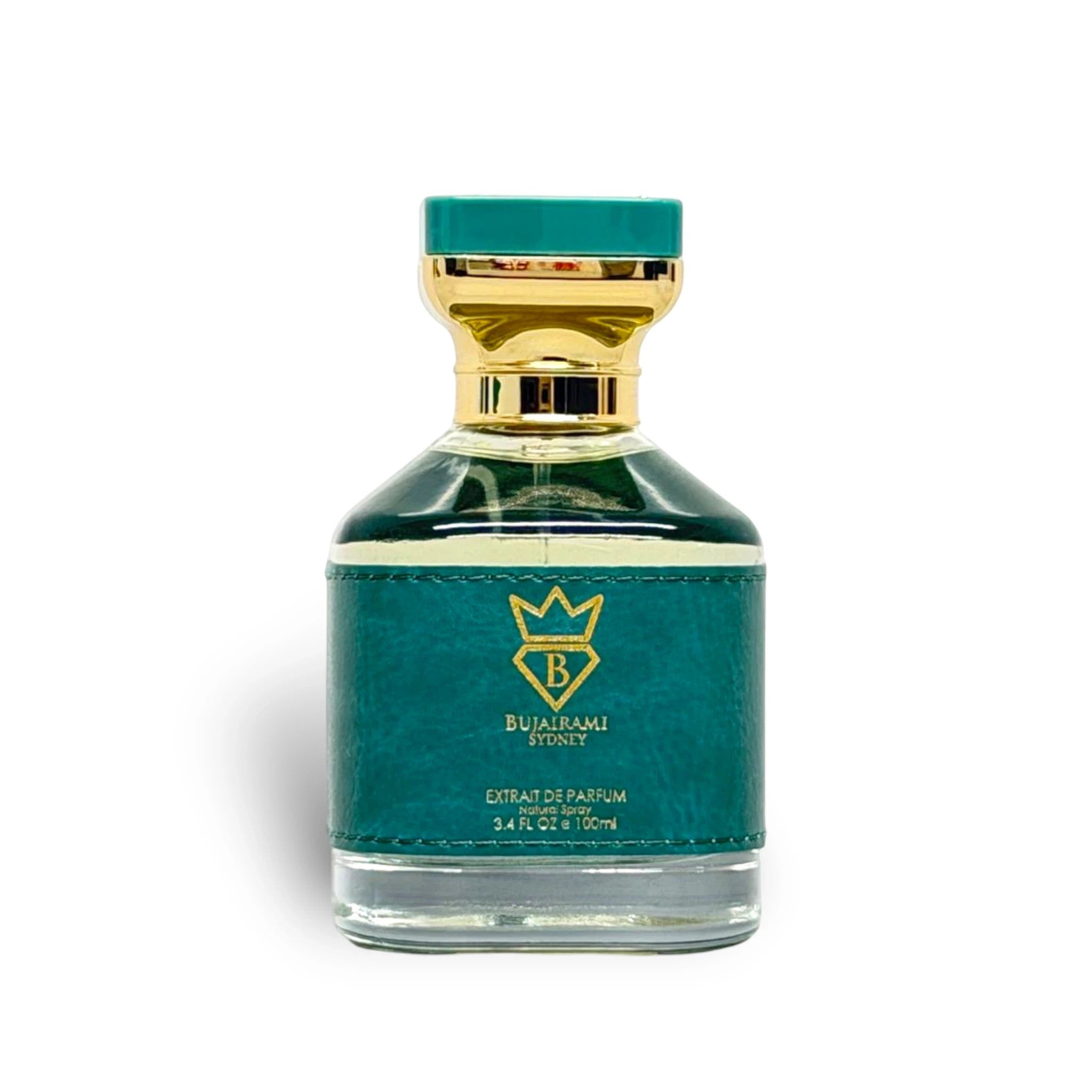 Soghaat Ocean Eyes 100ml Extrait de Parfum bottle with teal label and gold accents. Unisex fresh clean musk fragrance.
