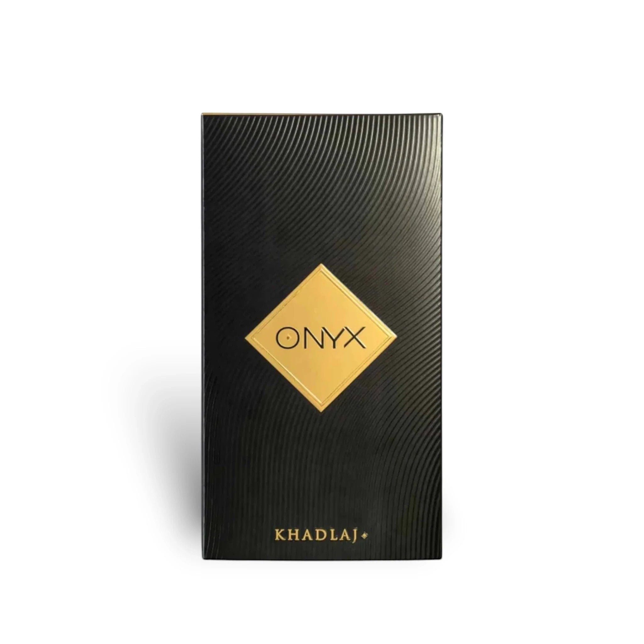 Soghaat Onyx Gold 100ml Eau de Parfum, a soft sweet musk fragrance with vanilla, lavender, and vetiver notes.