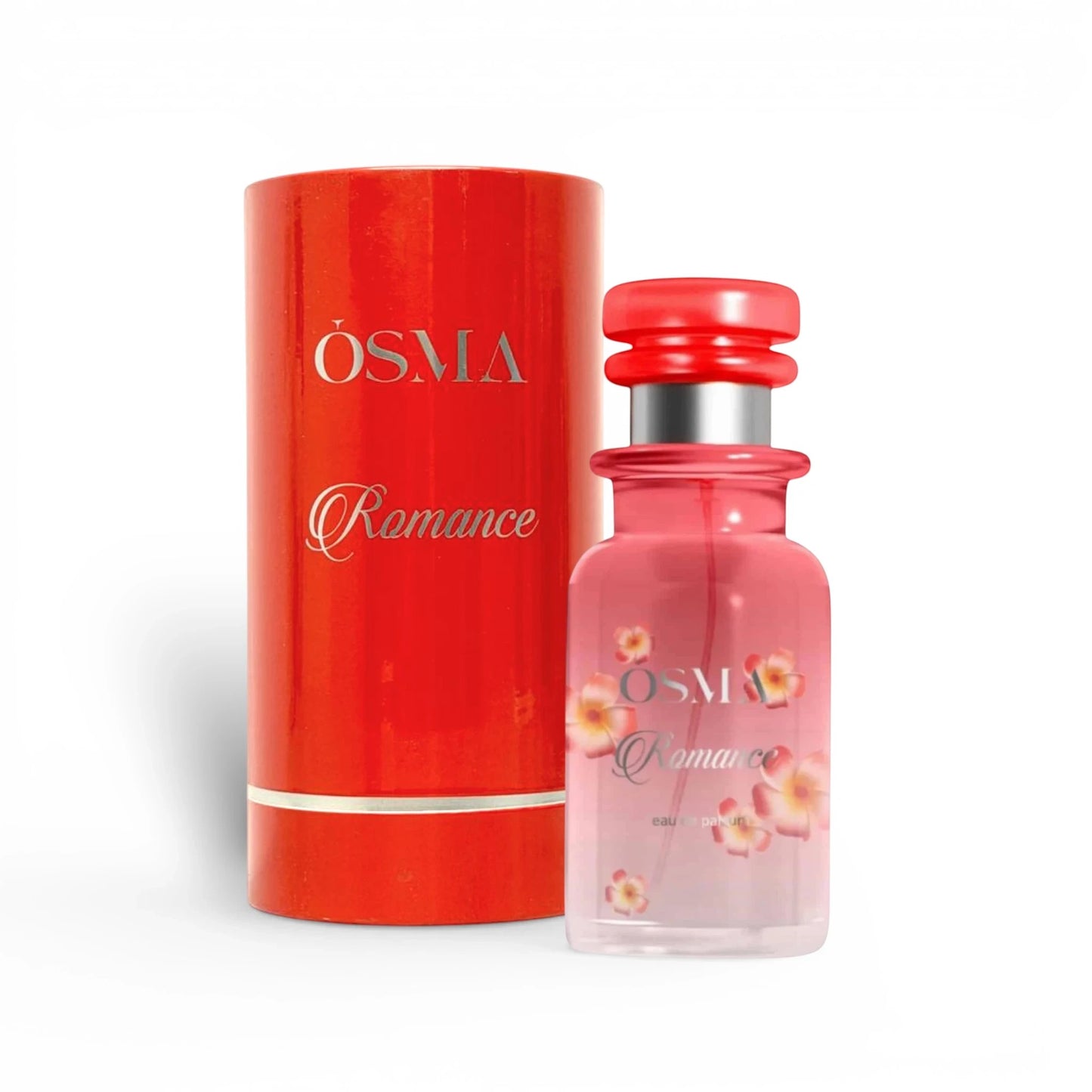 Soghaat Osma Romance Eau de Parfum 150ml, a soft sweet musk fragrance with peach, rose, iris, and sandalwood notes.