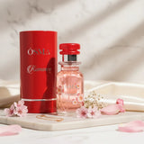 Soghaat Osma Romance Eau de Parfum 150ml, a soft sweet musk fragrance with peach, rose, iris, and sandalwood notes.