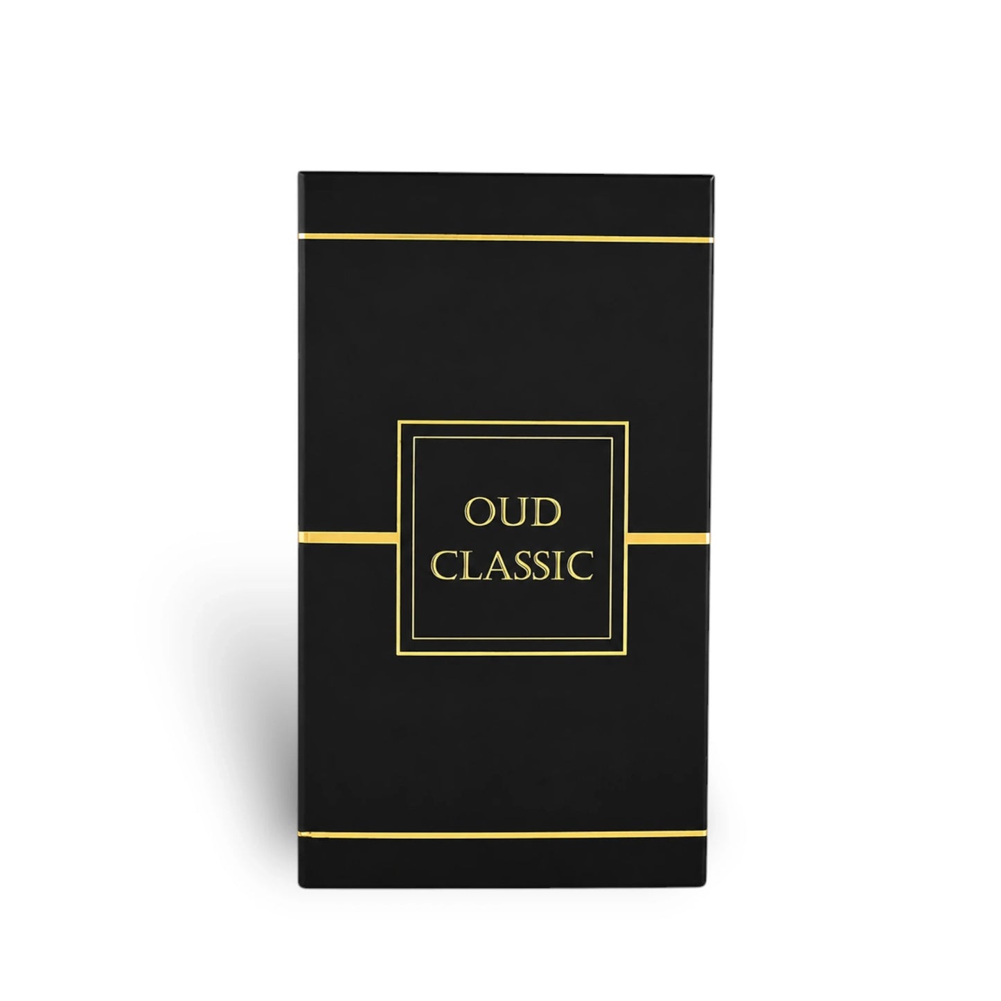 Soghaat Ahmed Al Maghribi Oud Classic Eau de Parfum 50ml black and gold rectangular fragrance box