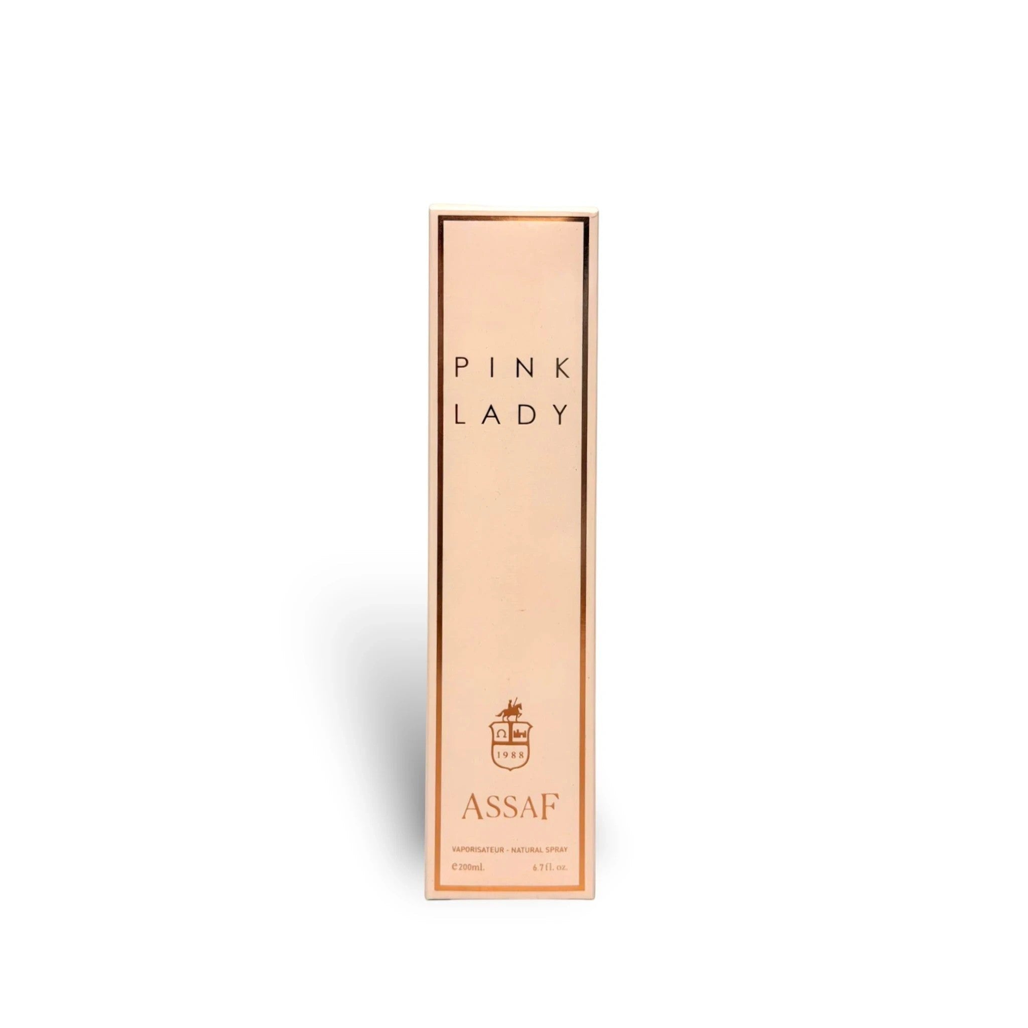 Soghaat Pink Lady Eau de Parfum 200ml, a fresh woody aromatic fragrance for women with notes of bergamot, orange blossom, white flowers, patchouli, and vanilla.