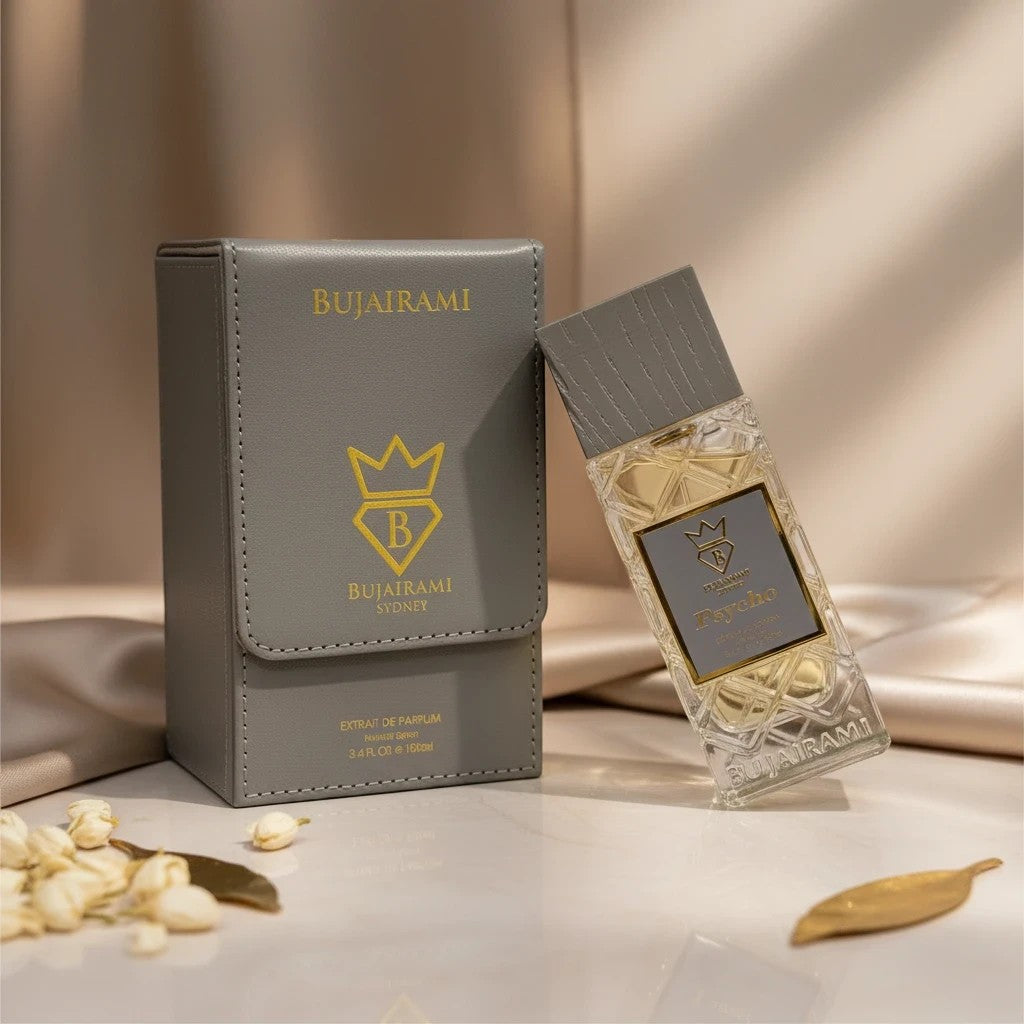 Soghaat Psycho 100ml Extrait de Parfum for Unisex, fresh clean musk with grapefruit, bergamot, ginger, and soft citrus accord.