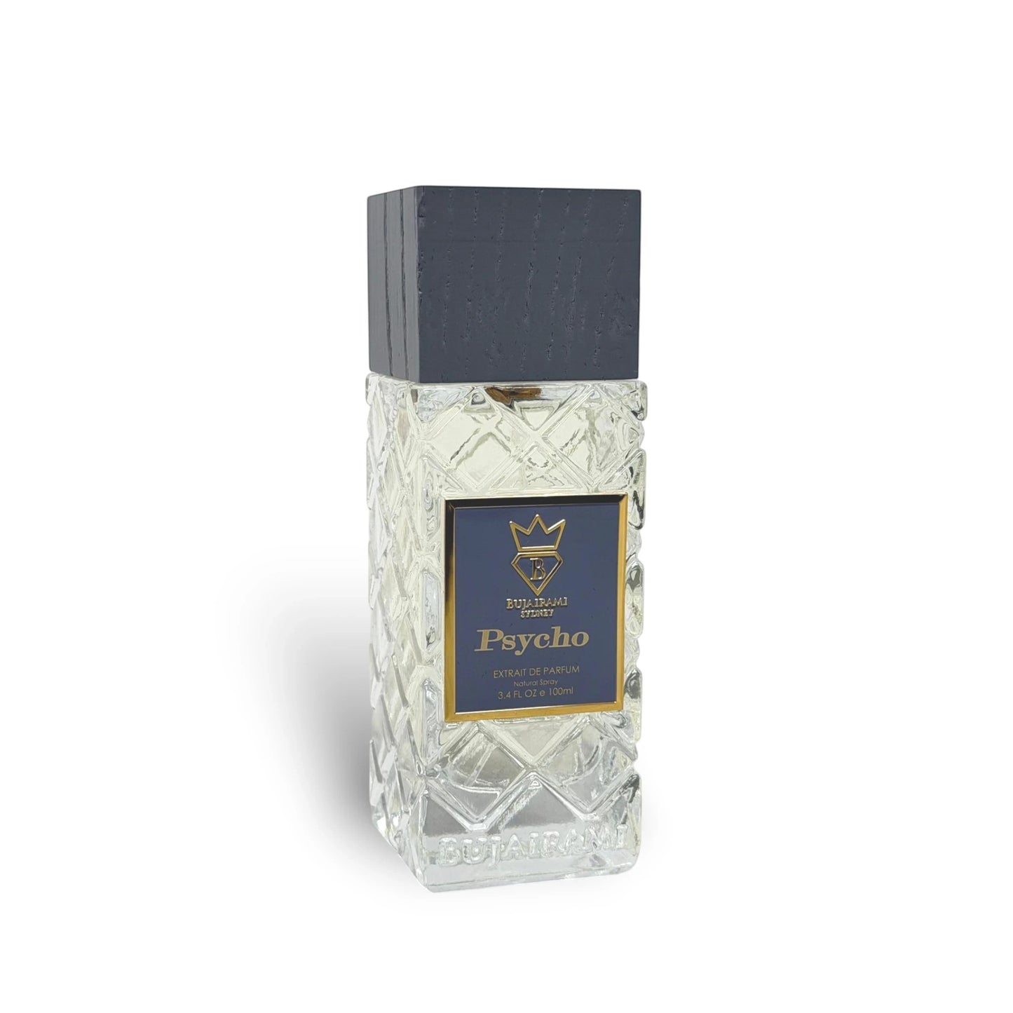 Soghaat Psycho 100ml Extrait de Parfum for unisex, featuring grapefruit, bergamot, ginger, and soft citrus notes.