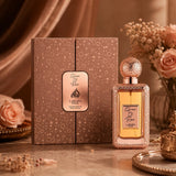 Soghaat Queen Of Roses Eau de Parfum 100ml, amber woody oriental fragrance with rose and pink pepper notes.