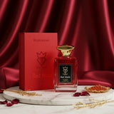 Soghaat Red Static 100ml Eau de Parfum for unisex, floral amber fragrance with cherry, rose, and red fruit notes.