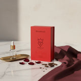 Soghaat Red Static 100ml Eau de Parfum, a unisex floral amber fragrance with cherry, rose, and red fruits.