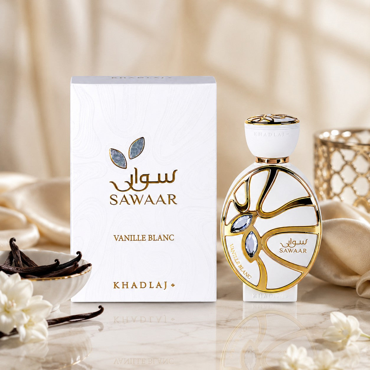 Sawaar Vanille Blanc 100ml Extrait by Khadlaj | Soghaat