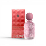 Soghaat Secret Garden 100ml Eau de Parfum for women, a pink glass bottle with a pink cap and a matching pink box.