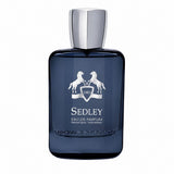 Soghaat Sedley Eau de Parfum for men, a fresh woody aromatic fragrance with saffron, mandarin, and woody notes.