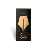 Soghaat Sha’ari 100ml Eau de Parfum for Unisex, amber oud woody fragrance with saffron, cinnamon, oudh, sandalwood, roses, incense, amber, musk, vanilla, and leather.
