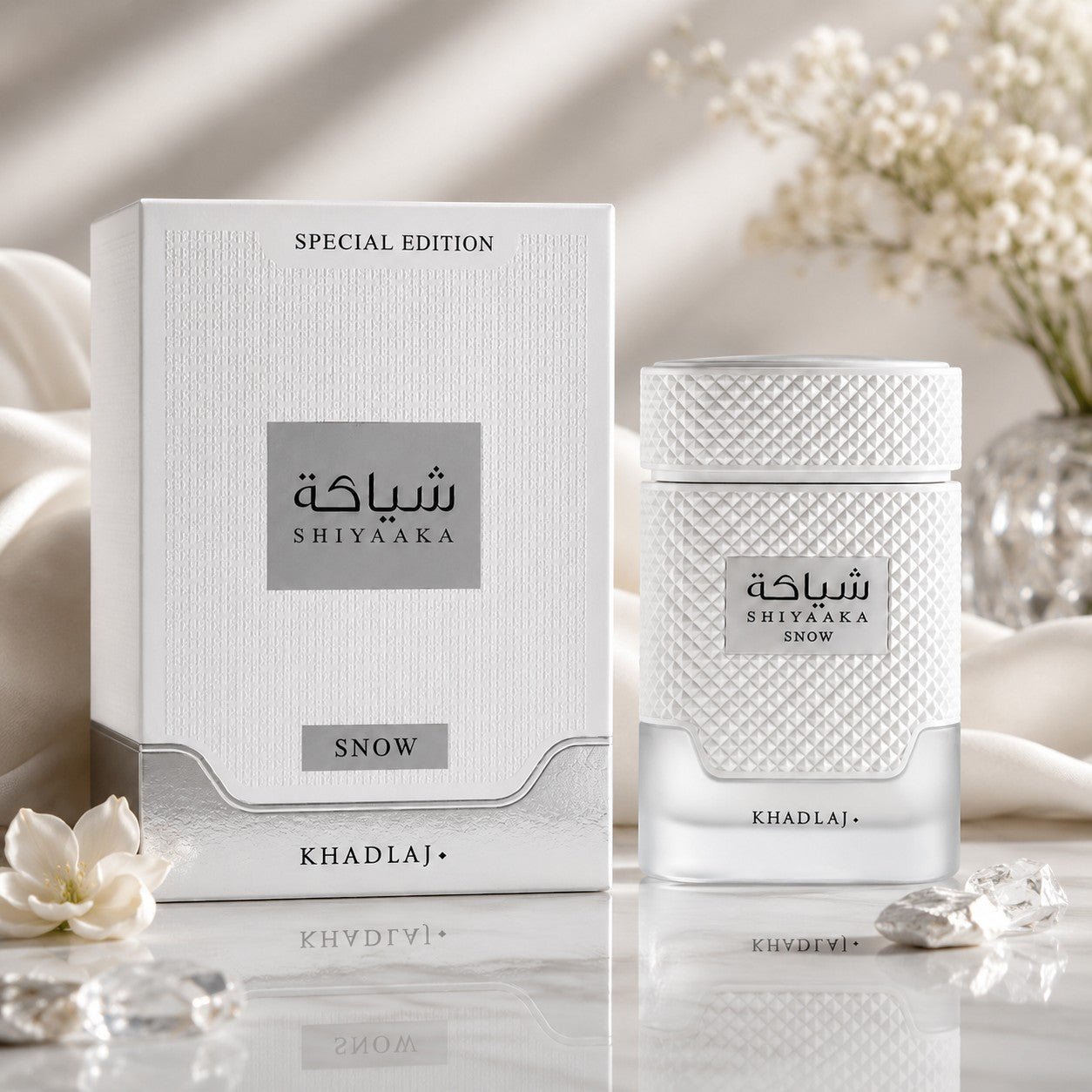 Shiyaaka Snow Special Edition 100ml EDP for Men by Khadlaj – Soghaat