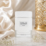 Soghaat Shiyaaka Snow Special Edition 100ml Eau de Parfum for men, white textured bottle with Arabic and English text.