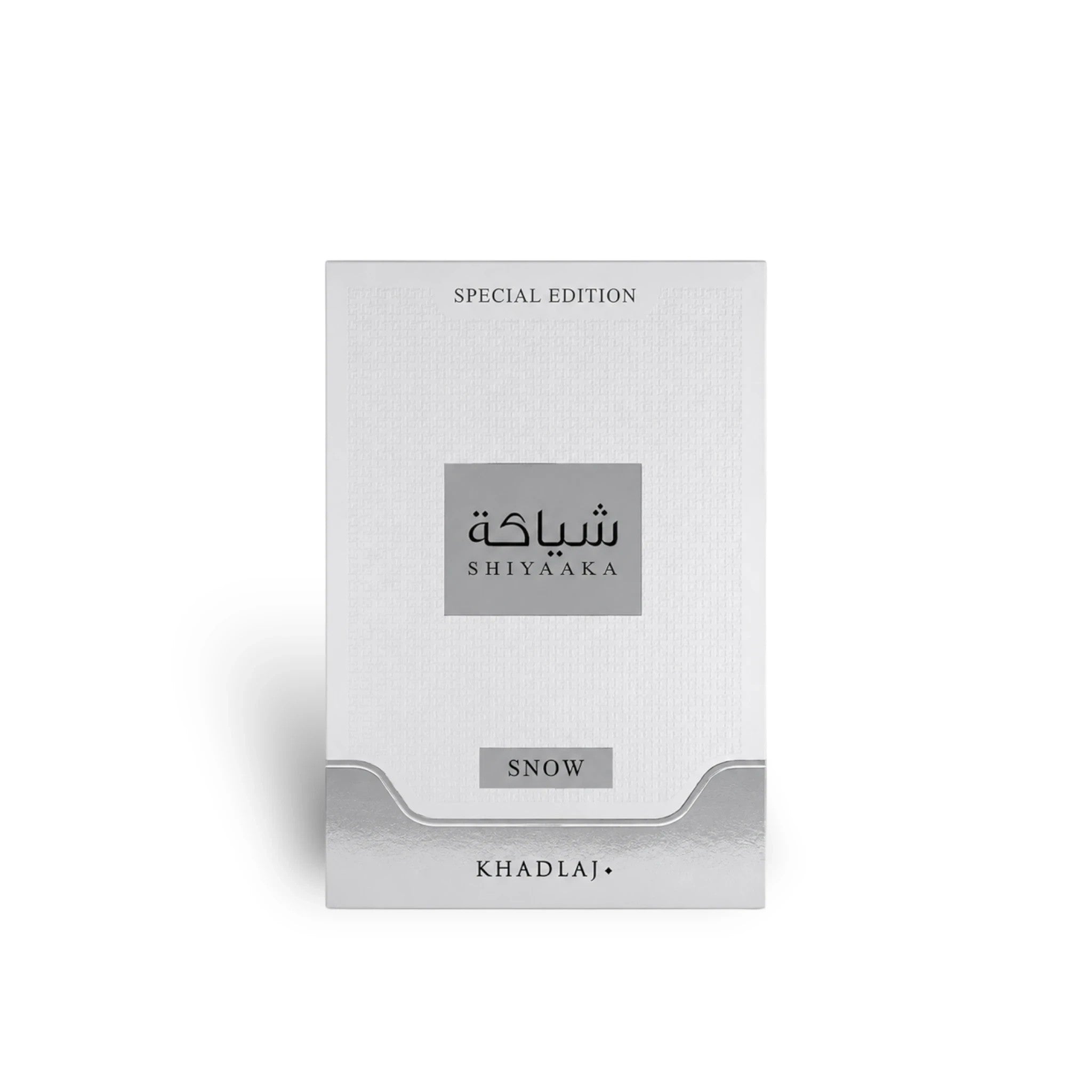 Soghaat Shiyaaka Snow Special Edition 100ml Eau de Parfum for men, fresh woody aromatic with citrus notes.