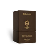 Soghaat Smokilla 100ml Extrait de Parfum unisex amber woody oriental fragrance box with tobacco leaf and vanilla notes.
