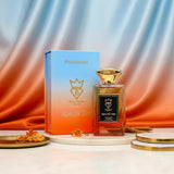 Soghaat Special Day 100ml Eau de Parfum bottle and box, fresh woody aromatic unisex fragrance with champagne, freesia, black currant, nectarine, praline notes.
