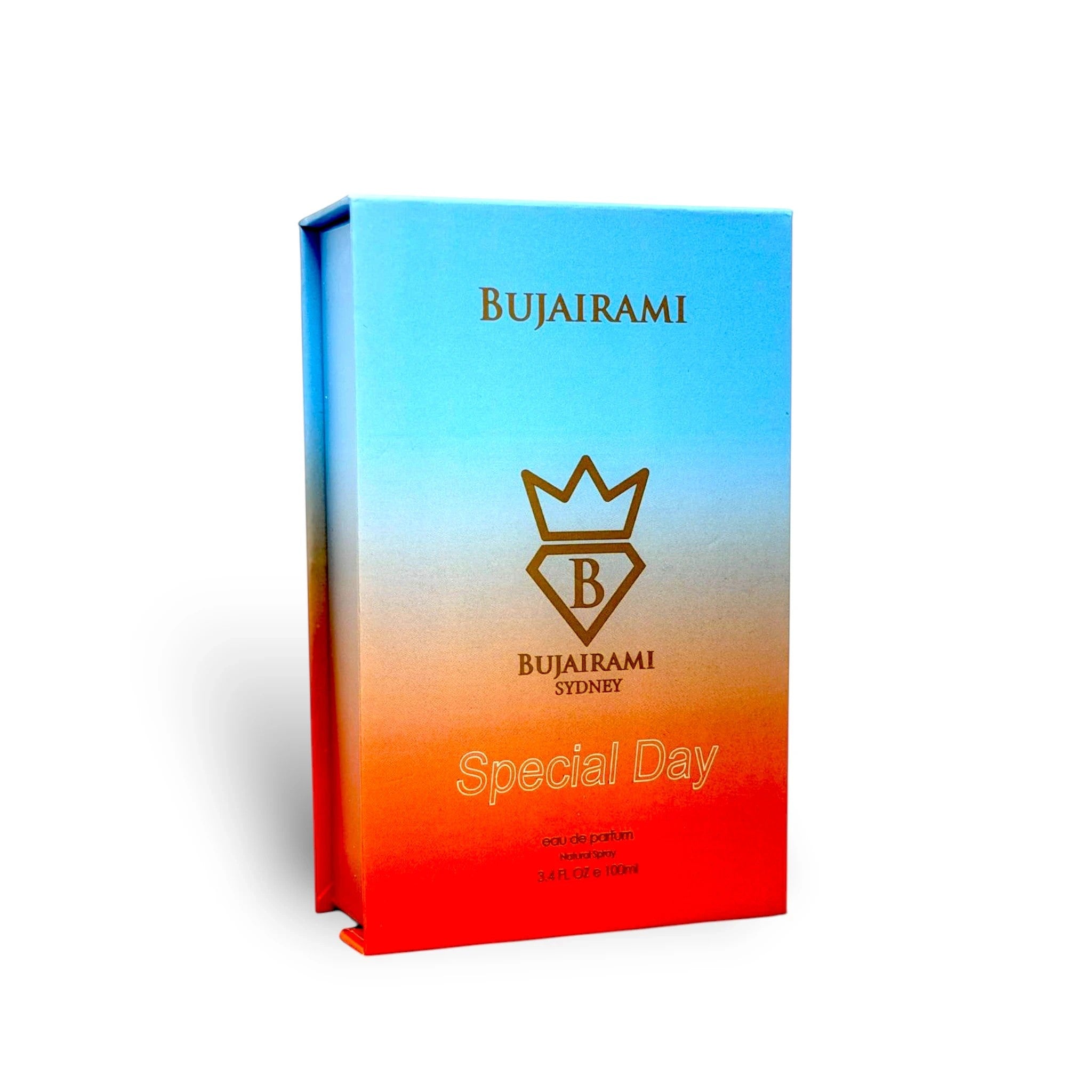 Soghaat Special Day Eau de Parfum 100ml, fresh woody aromatic fragrance with champagne, freesia, black currant, nectarine, praline notes.