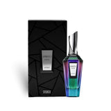 Soghaat French Avenue Spirito Ignite Extrait de Parfum bottle with a colourful gradient glass and black textured box.