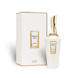 Soghaat Spirito Mystic Extrait de Parfum by French Avenue in a white bottle with gold accents and matching gift box.